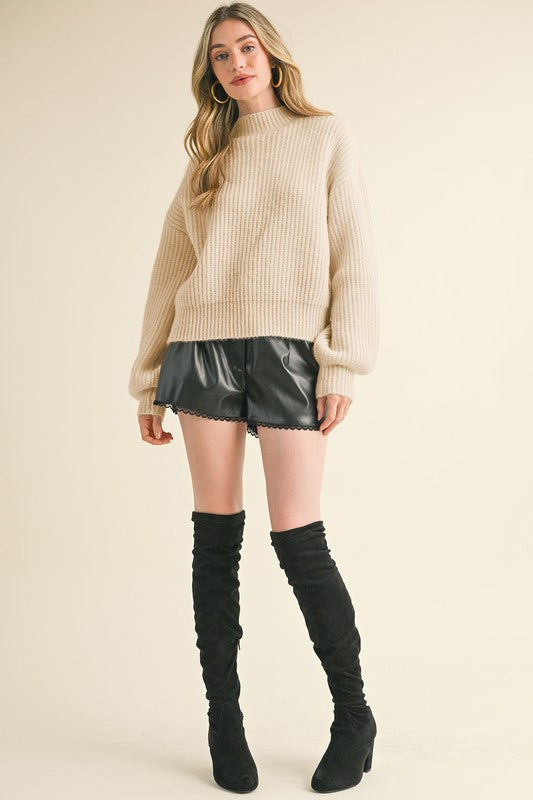 So Demure Reversible Bow Sweater