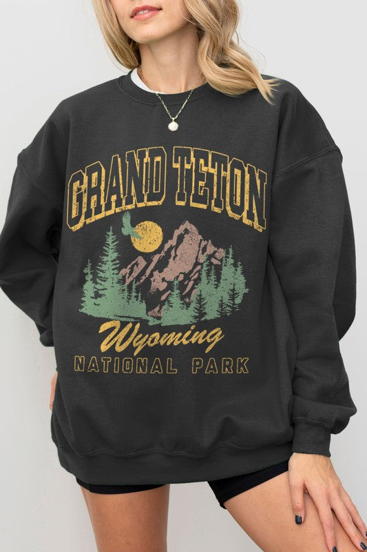 Grand Teton Vintage (Black) Sweatshirt