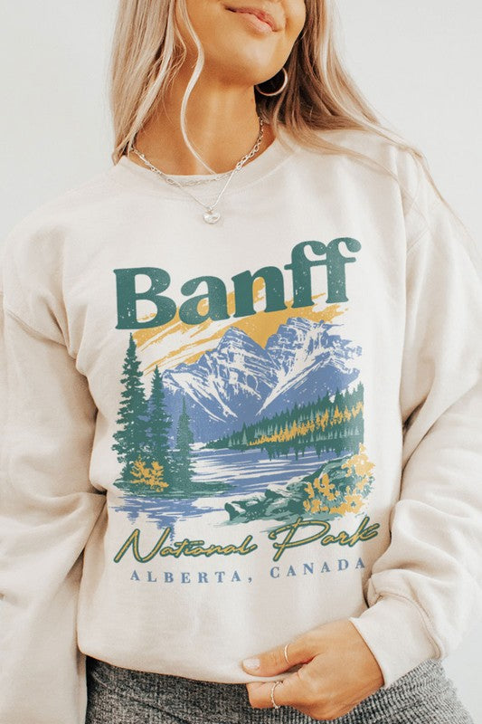 Banff Canada Vintage (Sand) Sweatshirt