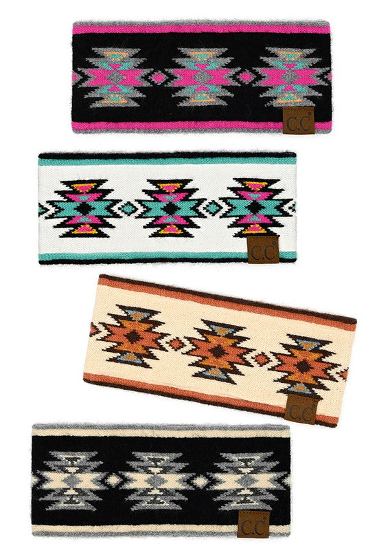 C.C. Southwest Pattern Headwrap