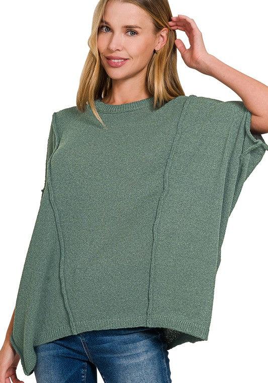 Lighten Up (Jade) Layering Pullover