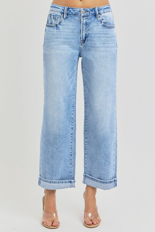 Risen: Cool Era (Light) Cuffed Barrel Jeans