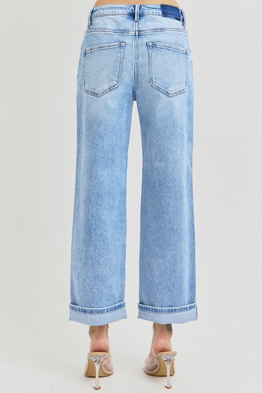 Risen: Cool Era (Light) Cuffed Barrel Jeans