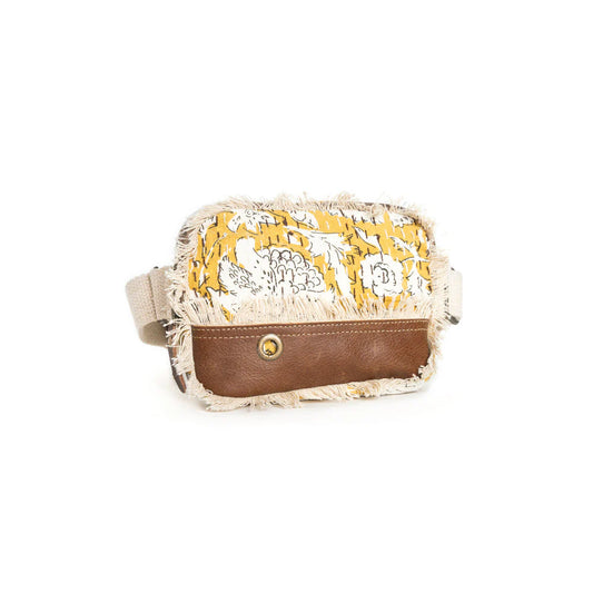 Myra Bag: Golden Prairie Leaf Fannie Bag