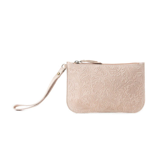 Myra Bag: Heritage Scroll Wristlet