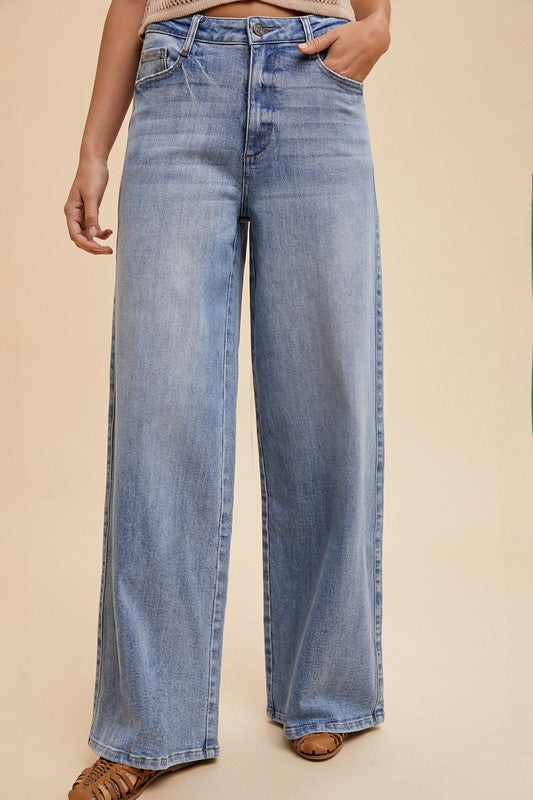 Cool Classics High Rise Wide Leg Jeans