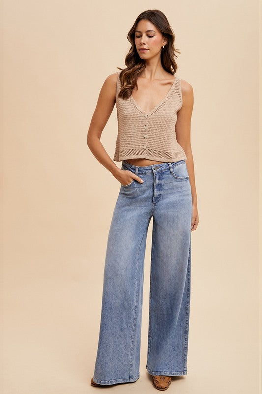 Cool Classics High Rise Wide Leg Jeans
