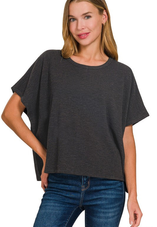 Victory In You (Black) Boxy Top