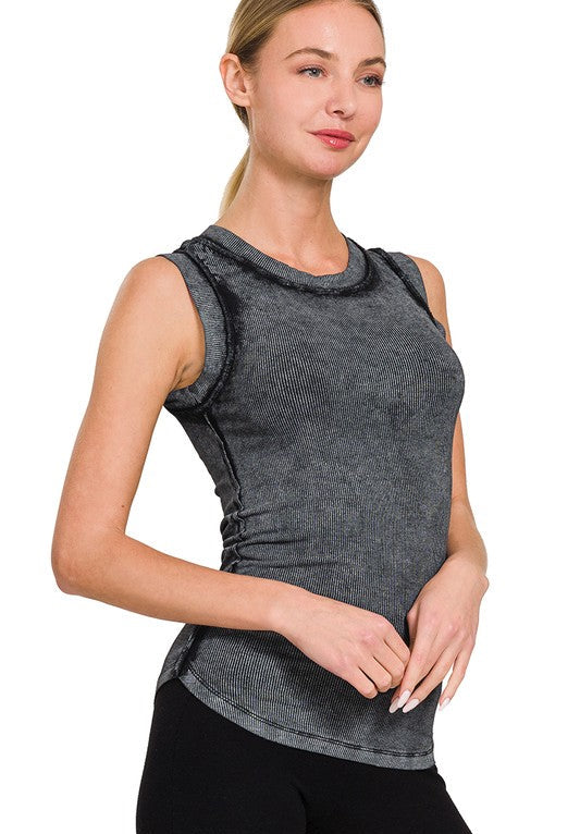 Extra Element (Black) Ribbed Tank