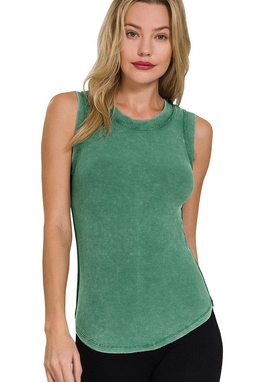 Extra Element (Forest) Ribbed Tank