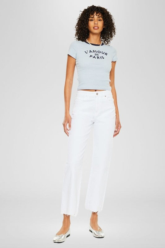 KanCan: Sweet Valley (White) Dad Jeans