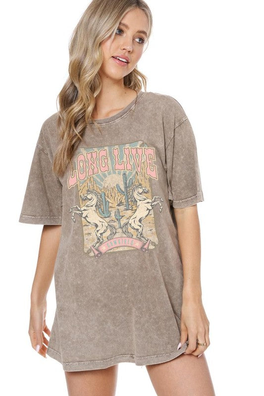 Long Live Cowgirls Vintage Wash Tee
