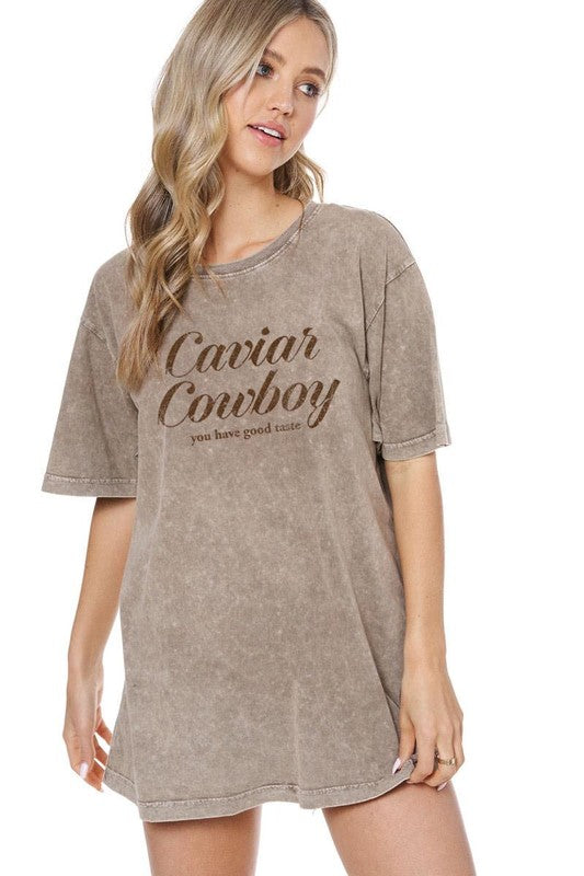 Caviar Cowboy Vintage Wash Tee