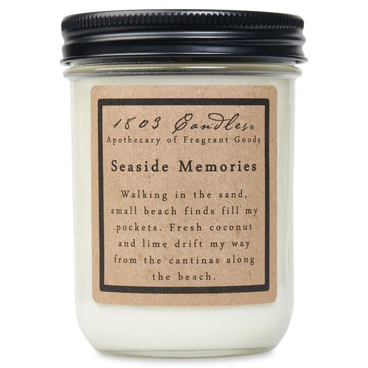 1803 Candles: Seaside Memories 14oz. Jar Candle