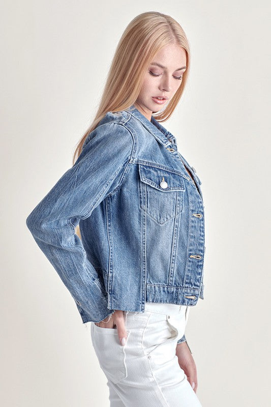 Risen: A Little Daring Denim Jacket