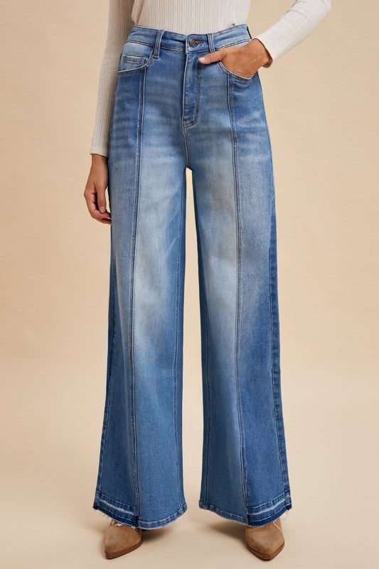 True Blue Wide Leg Trouser Jeans