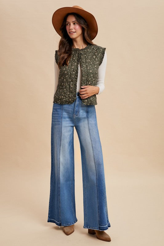 True Blue Wide Leg Trouser Jeans