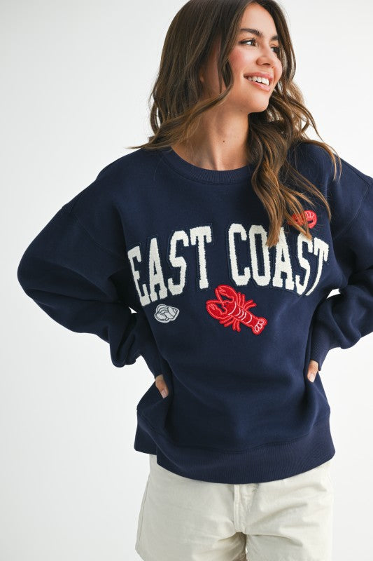 East Coast (Navy) Coastal Pullover