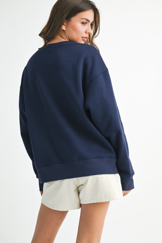 East Coast (Navy) Coastal Pullover