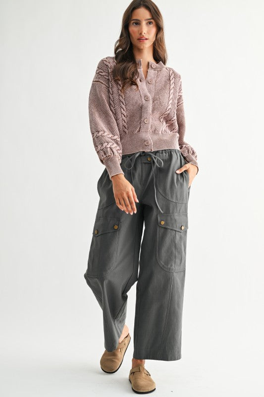 Hopeful Heart Mineral Wash Cardigan