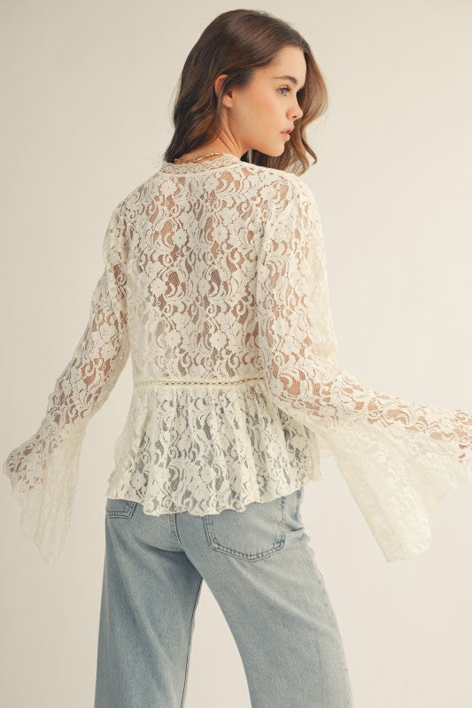 Hopeless Romantic (Ivory) Lace Blouse