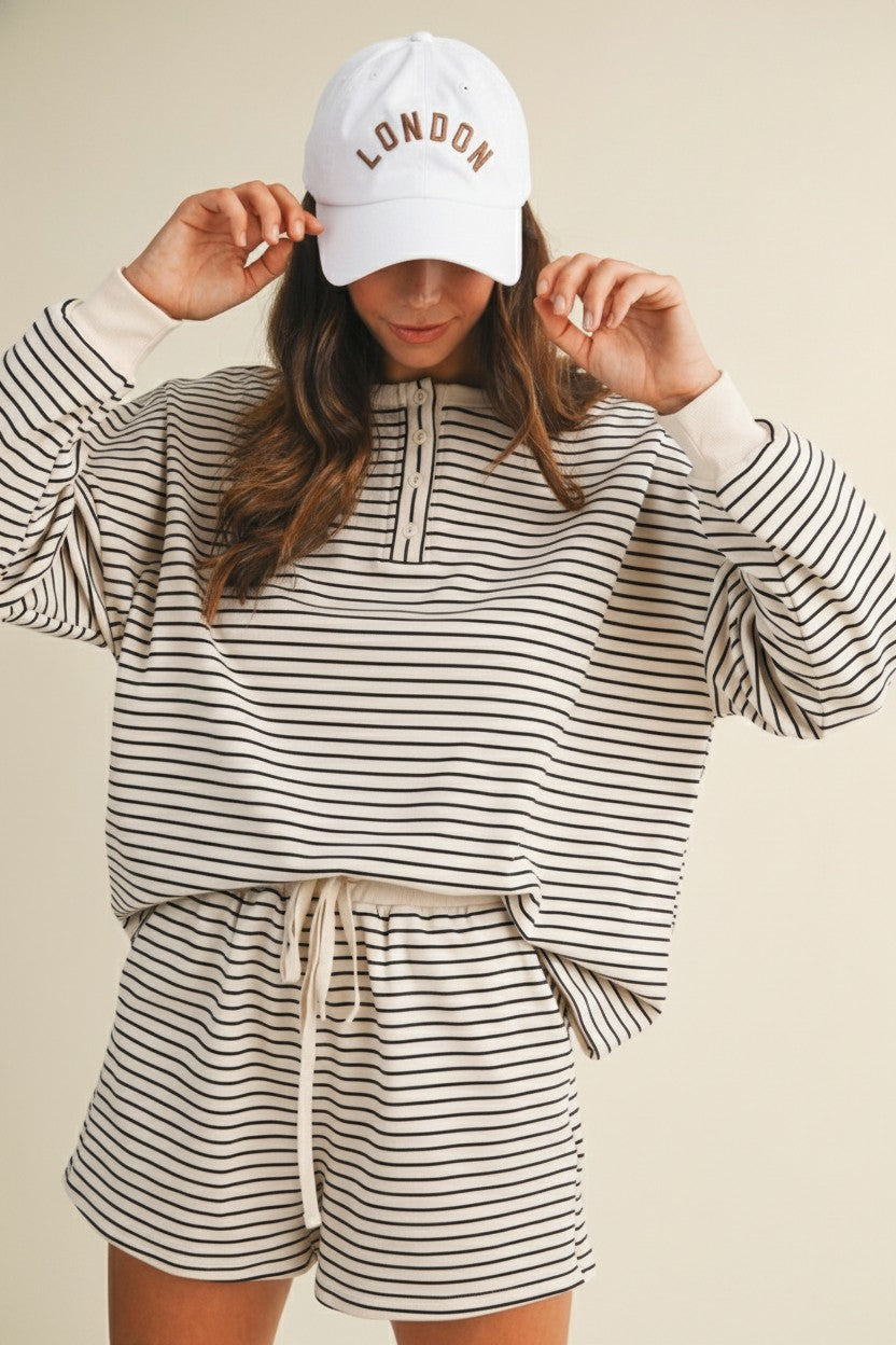Nothing Better Stripe Shorts