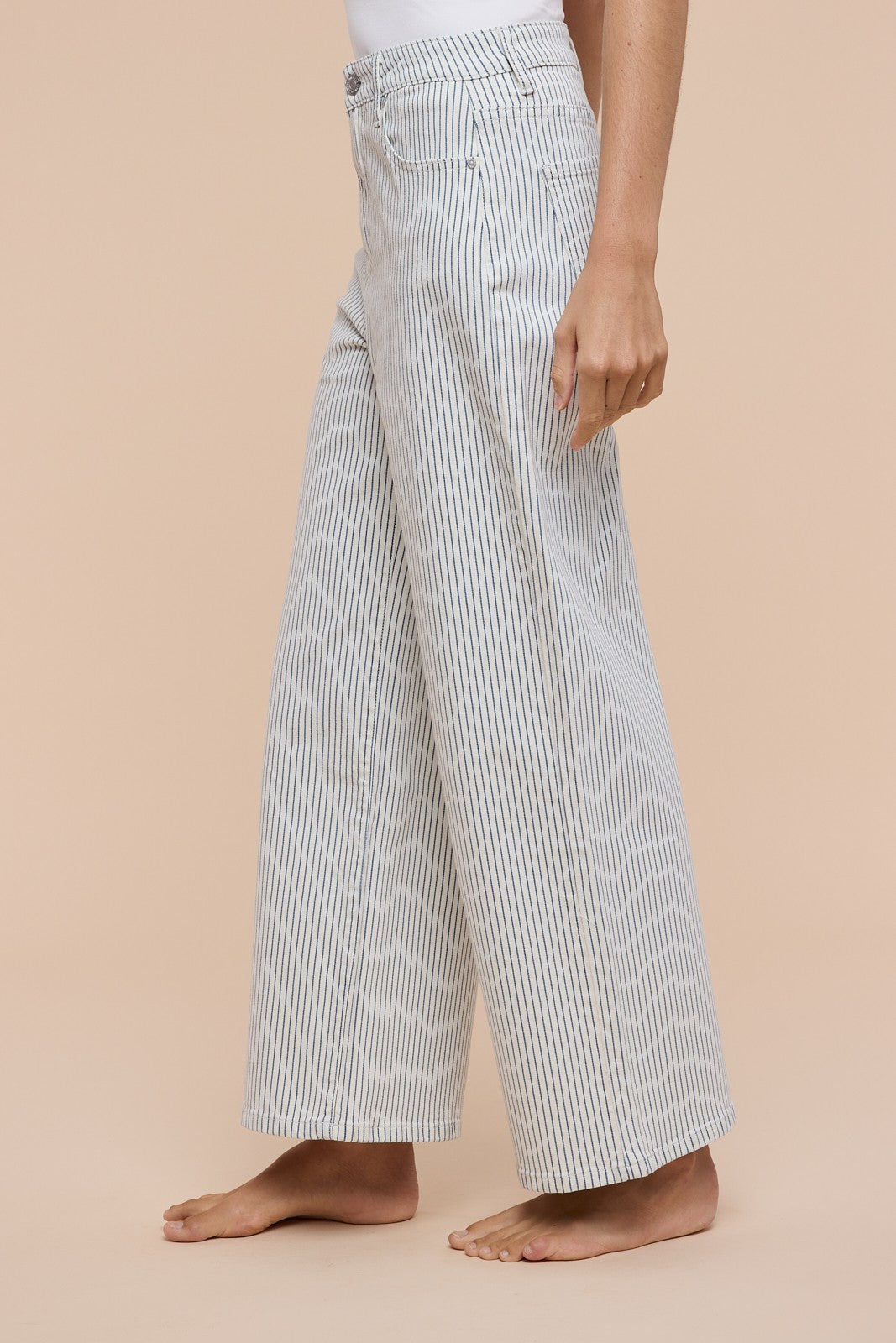 All Aboard (Blue/Wh) Stripe Jeans