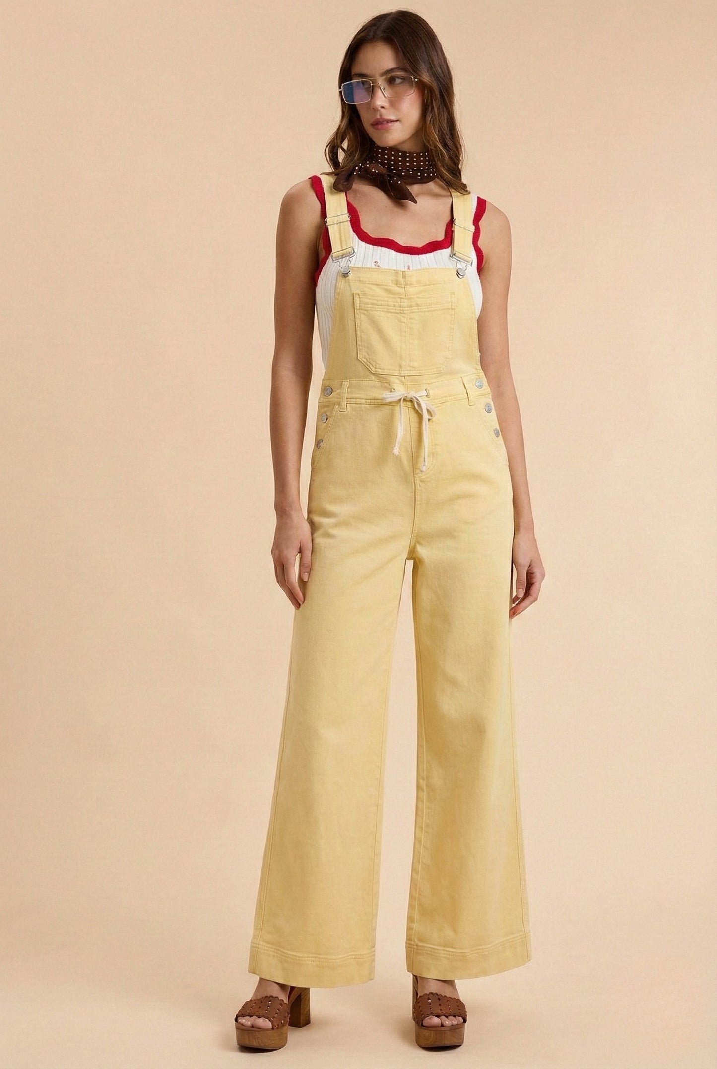 Butter Your Biscuits (Yellow) Denim Overalls