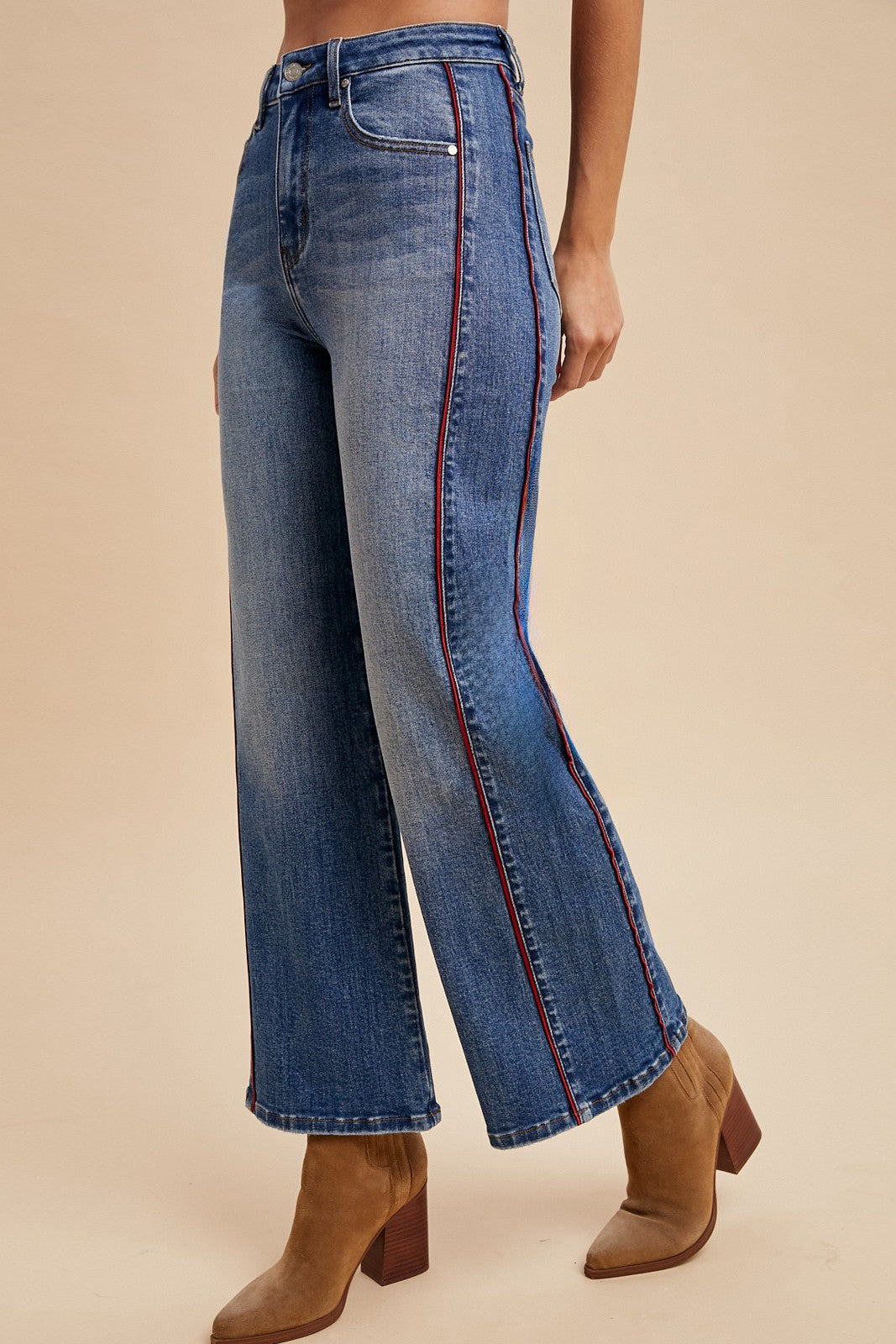 Earn It (Dark) Side Piping Jeans