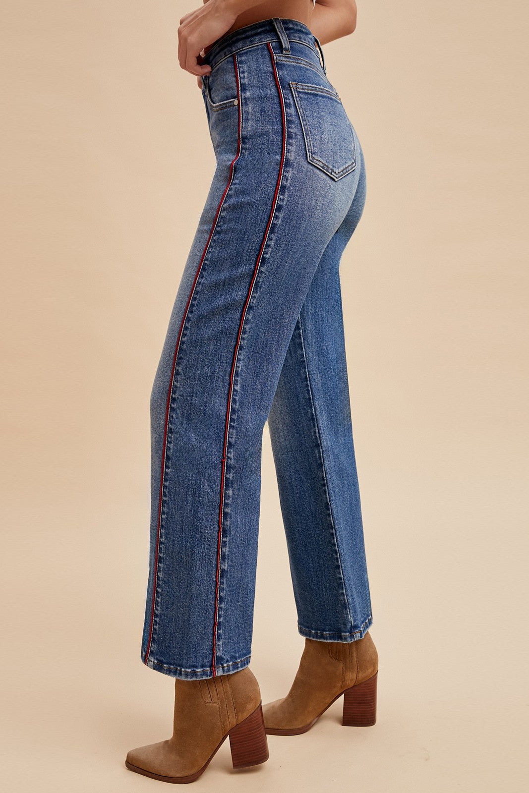 Earn It (Dark) Side Piping Jeans