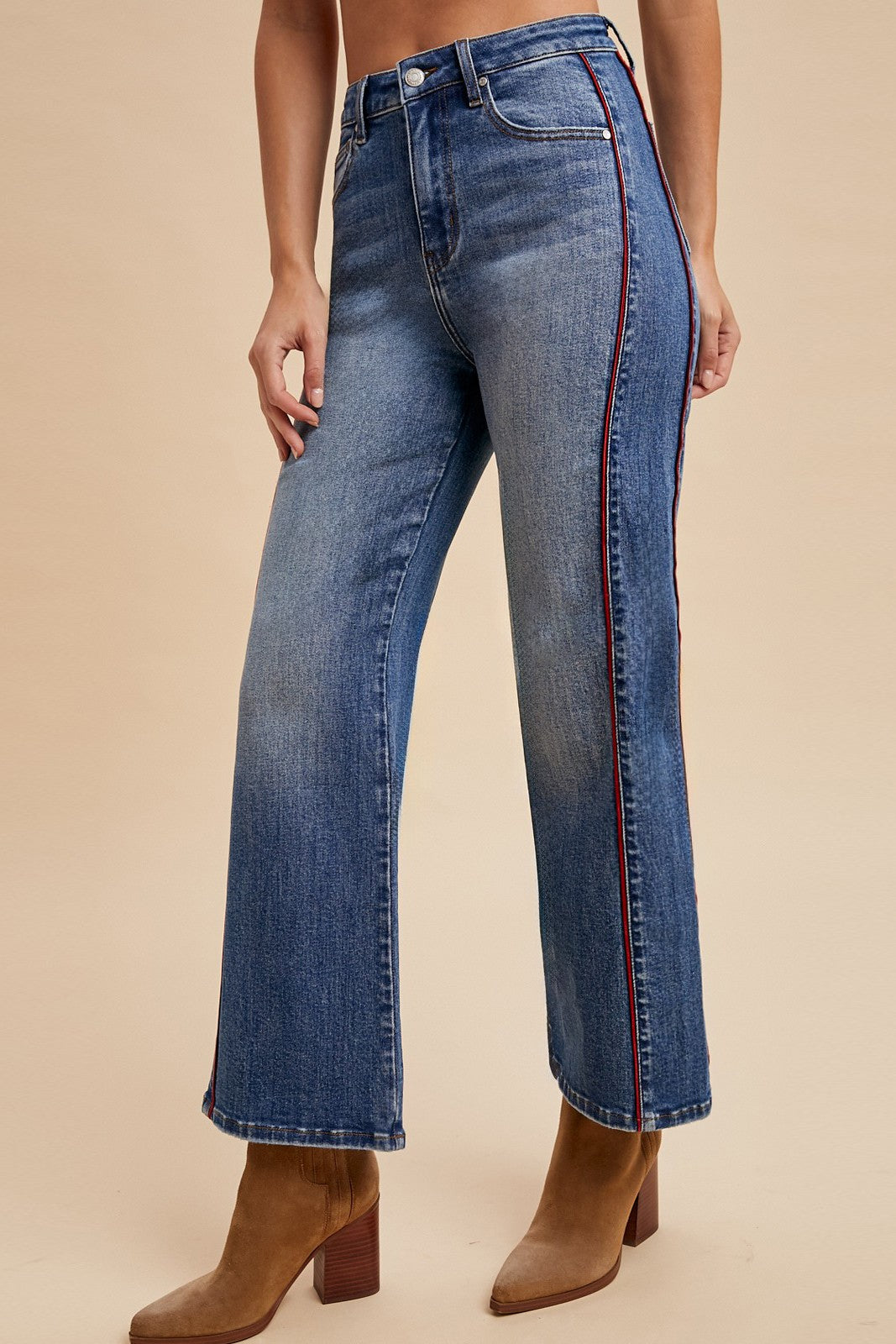 Earn It (Dark) Side Piping Jeans