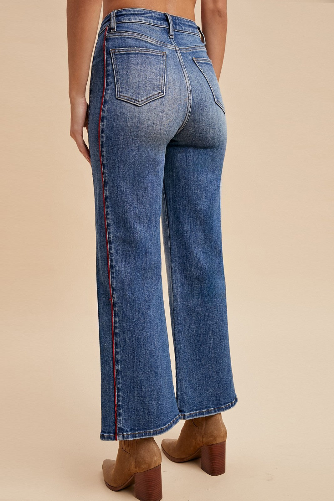 Earn It (Dark) Side Piping Jeans