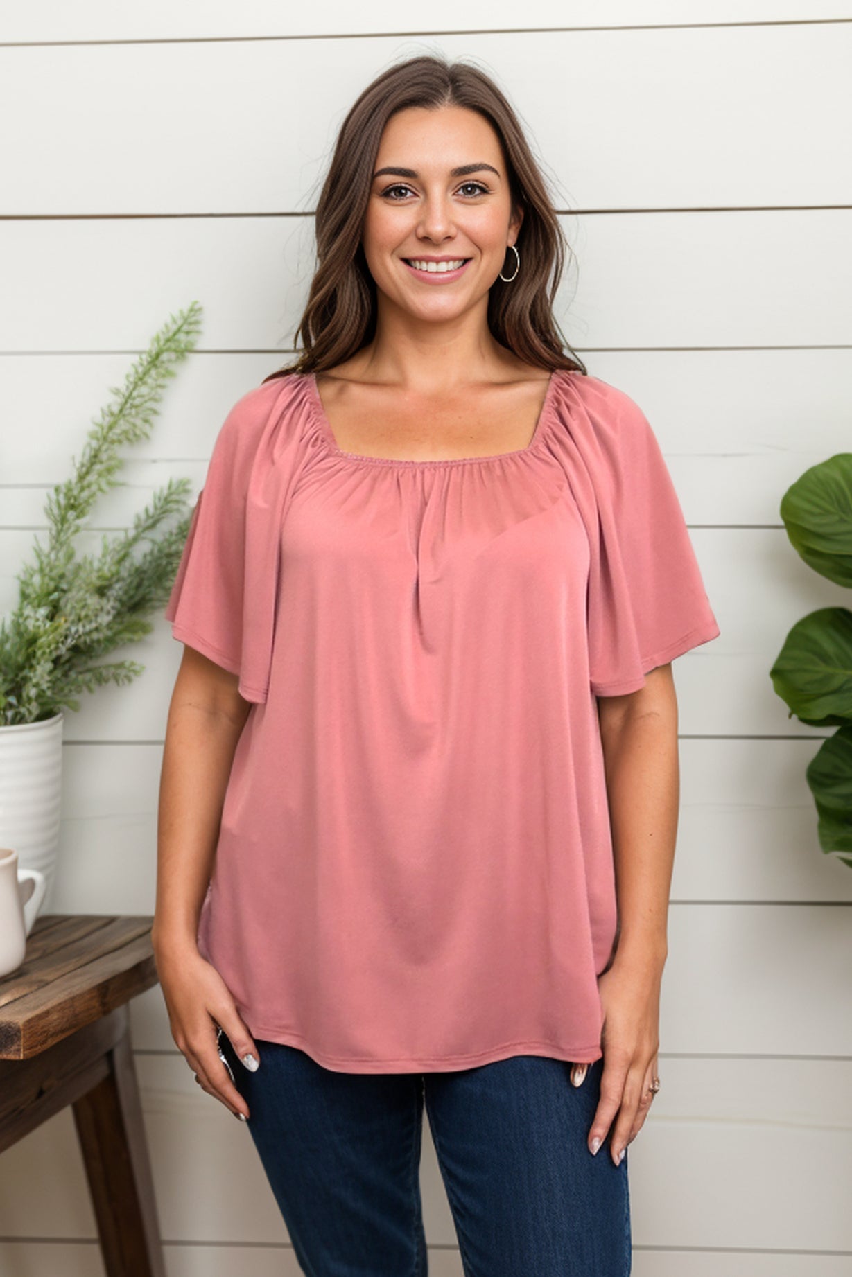 (Preorder) Mauve Magic Top, Mauve (S-3XL)