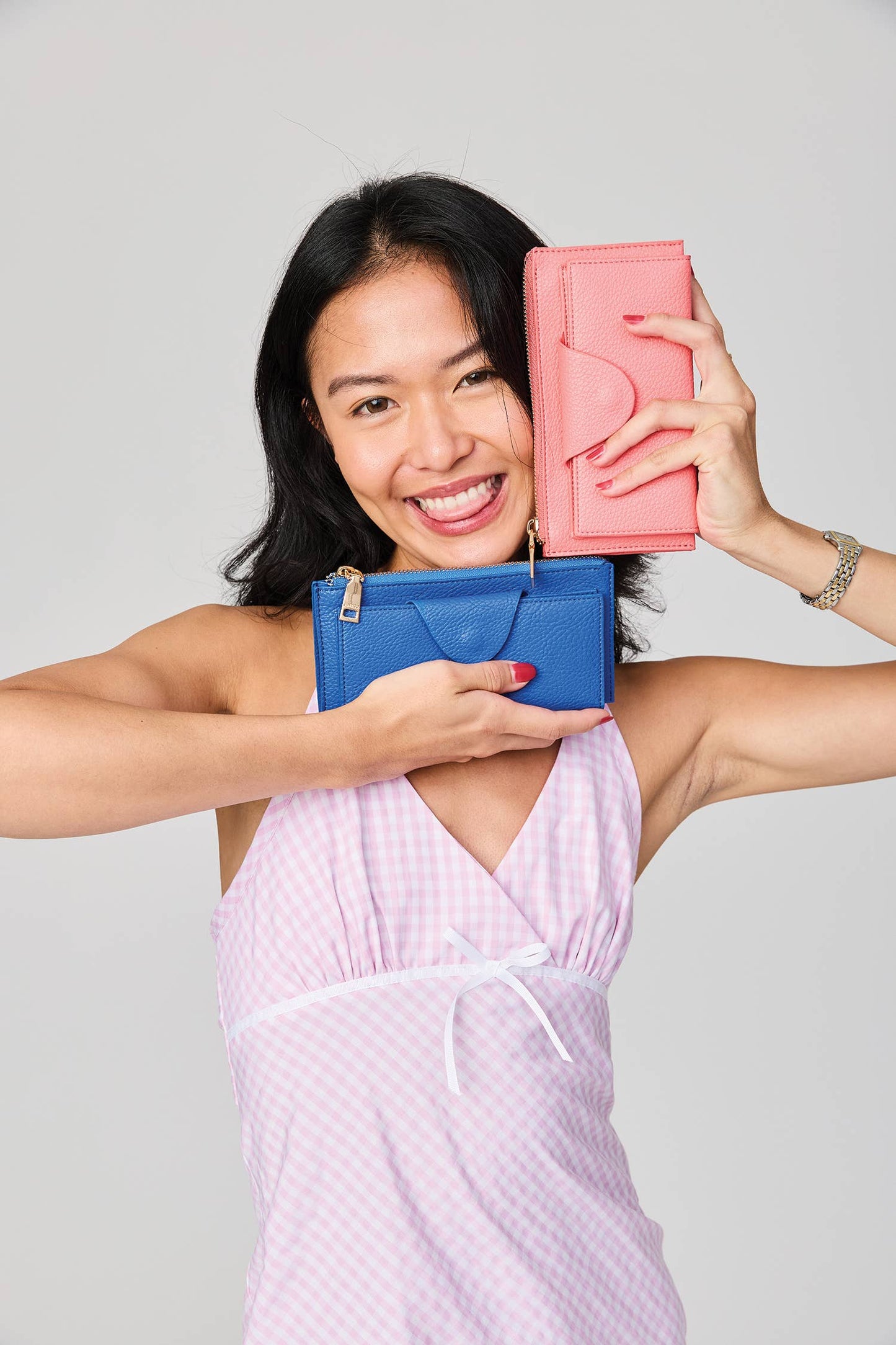 Kyla (Black) RFID Wristlet/Wallet