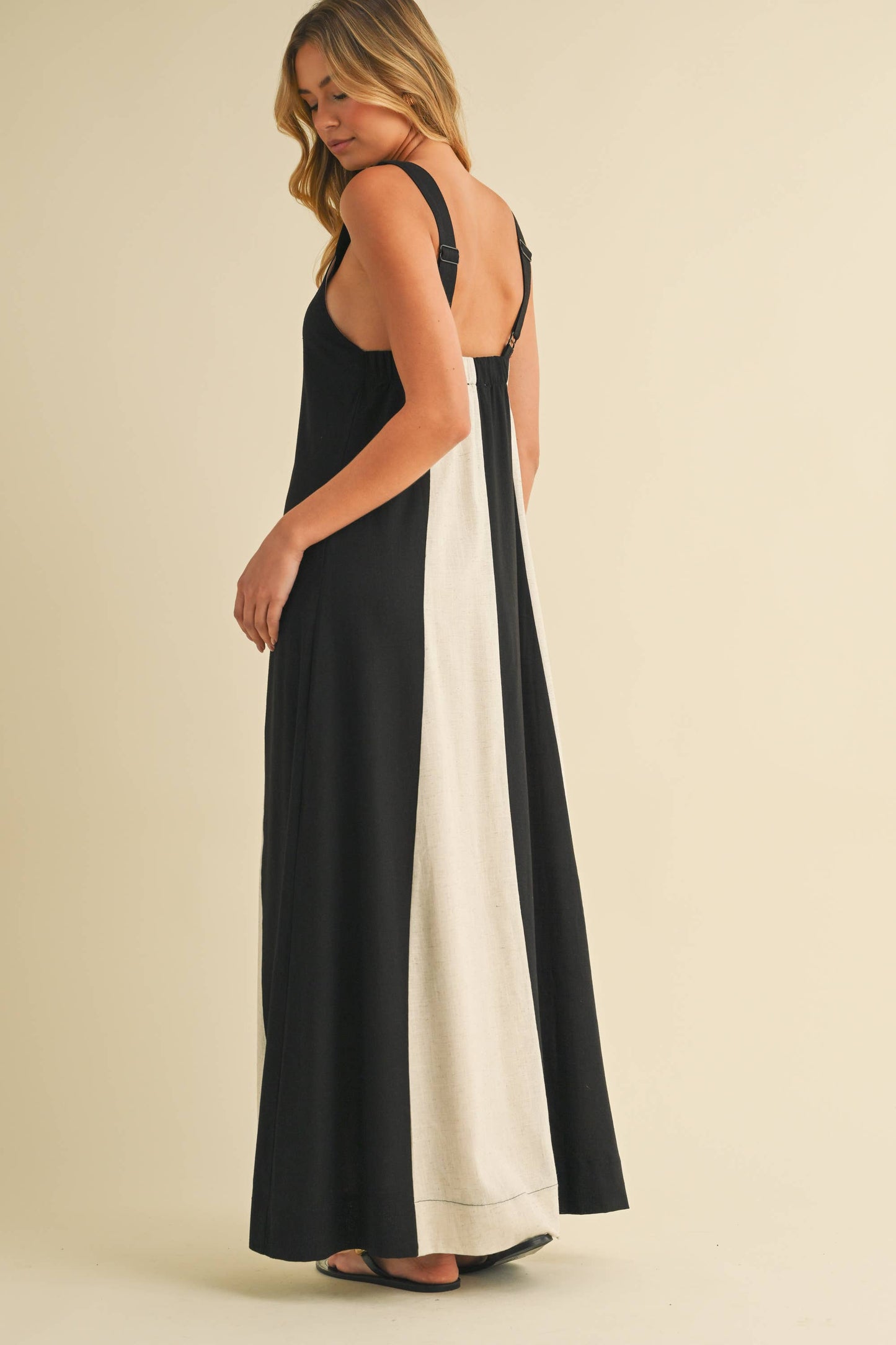 Leaving Town Color Block Maxi Dress