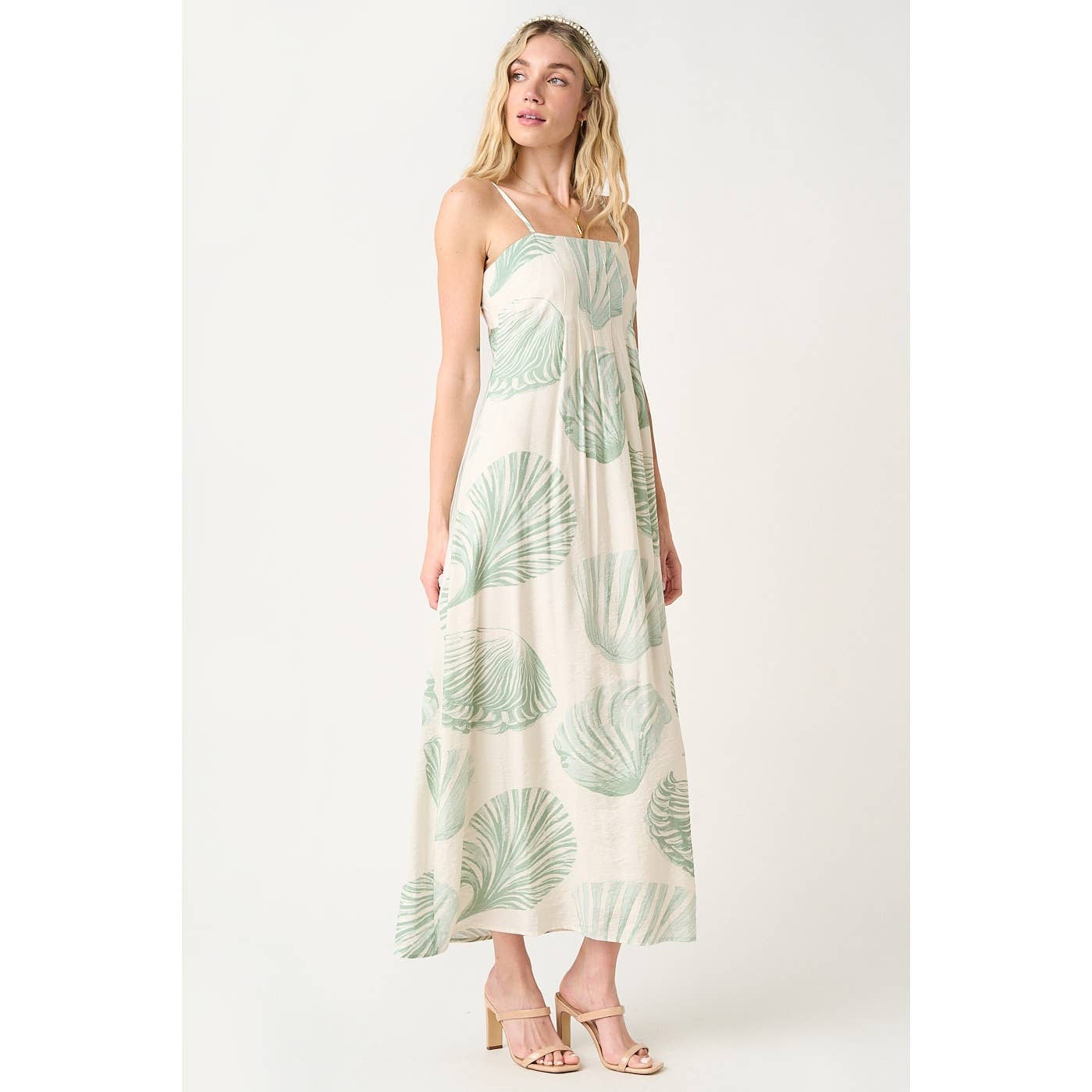 Shell Seeker Tropical Shell Print Dress