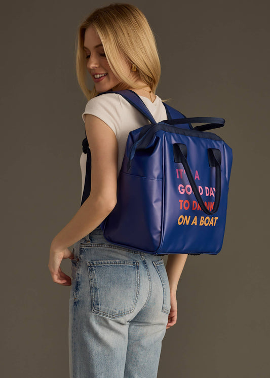 Drink On A Boat Cooler Backpack