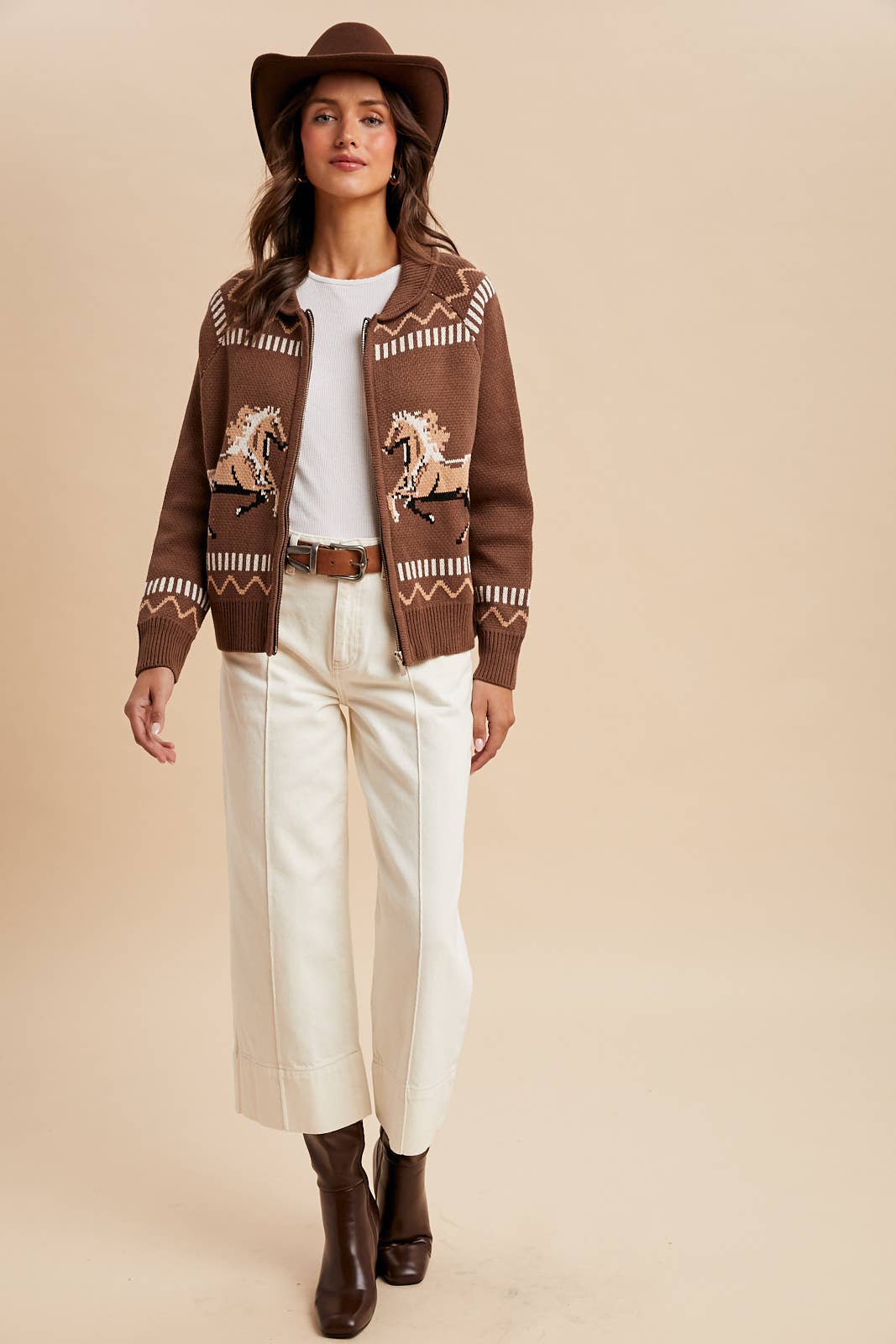 Sunday at the Stables Horse Cardigan