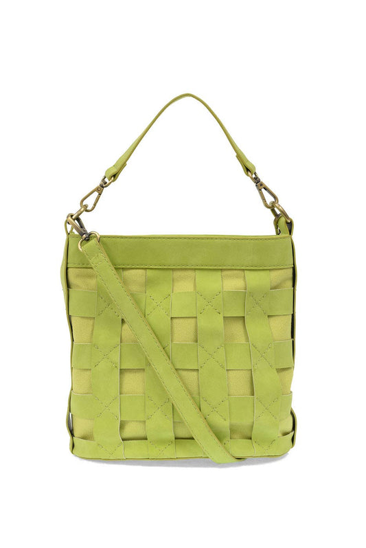 Brianna (Lime) Cage Bucket Bag