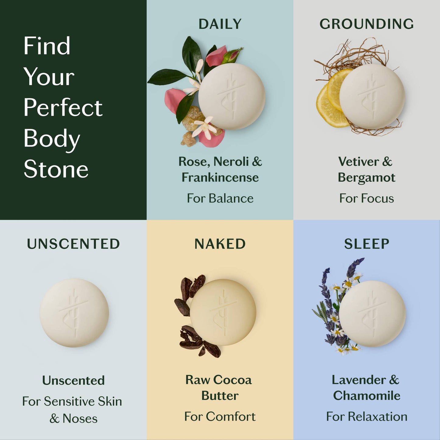 Kate McLeod: Daily Stone | Starter Kit Deep Moisturizing Lotion Bar