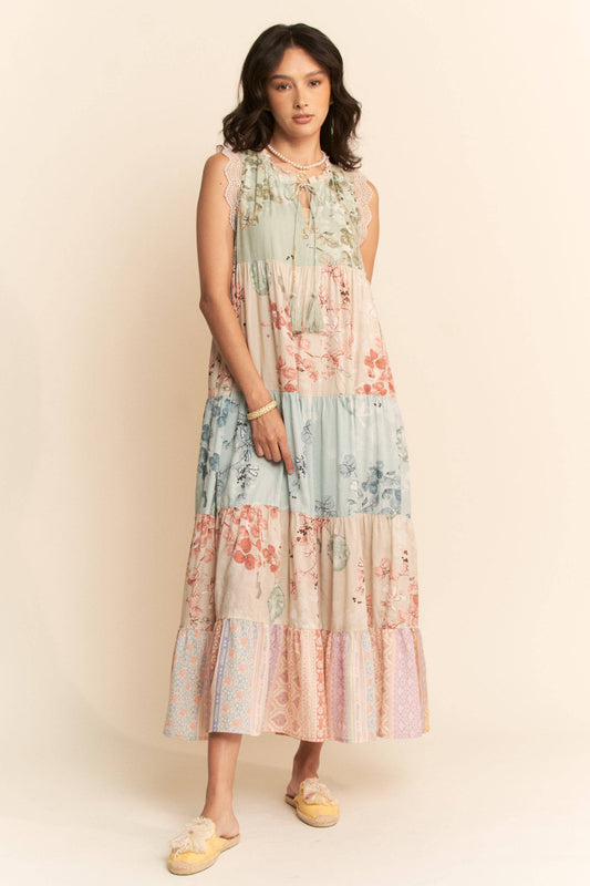 Floral Dream Boho Floral Maxi Dress