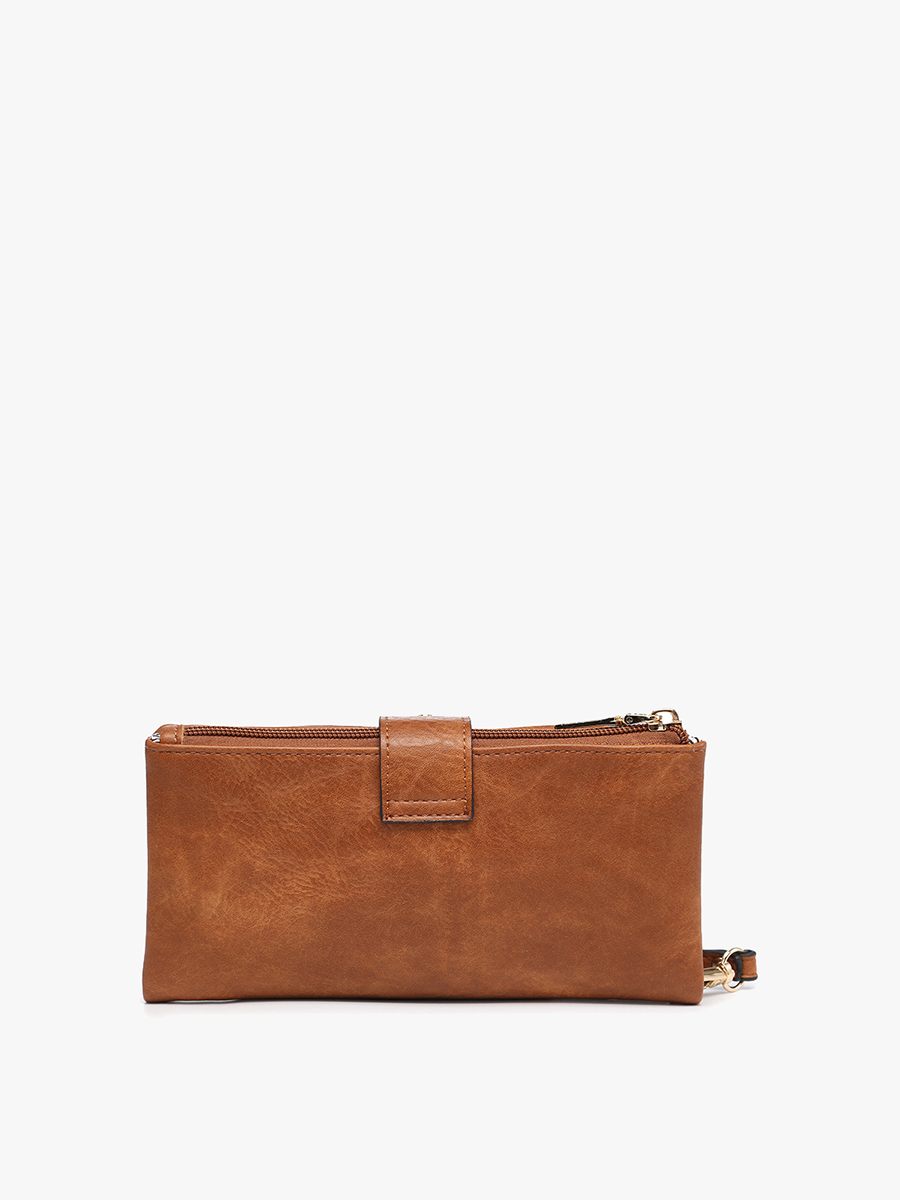 Cadence (Brown) Buckle Wallet/Wristlet