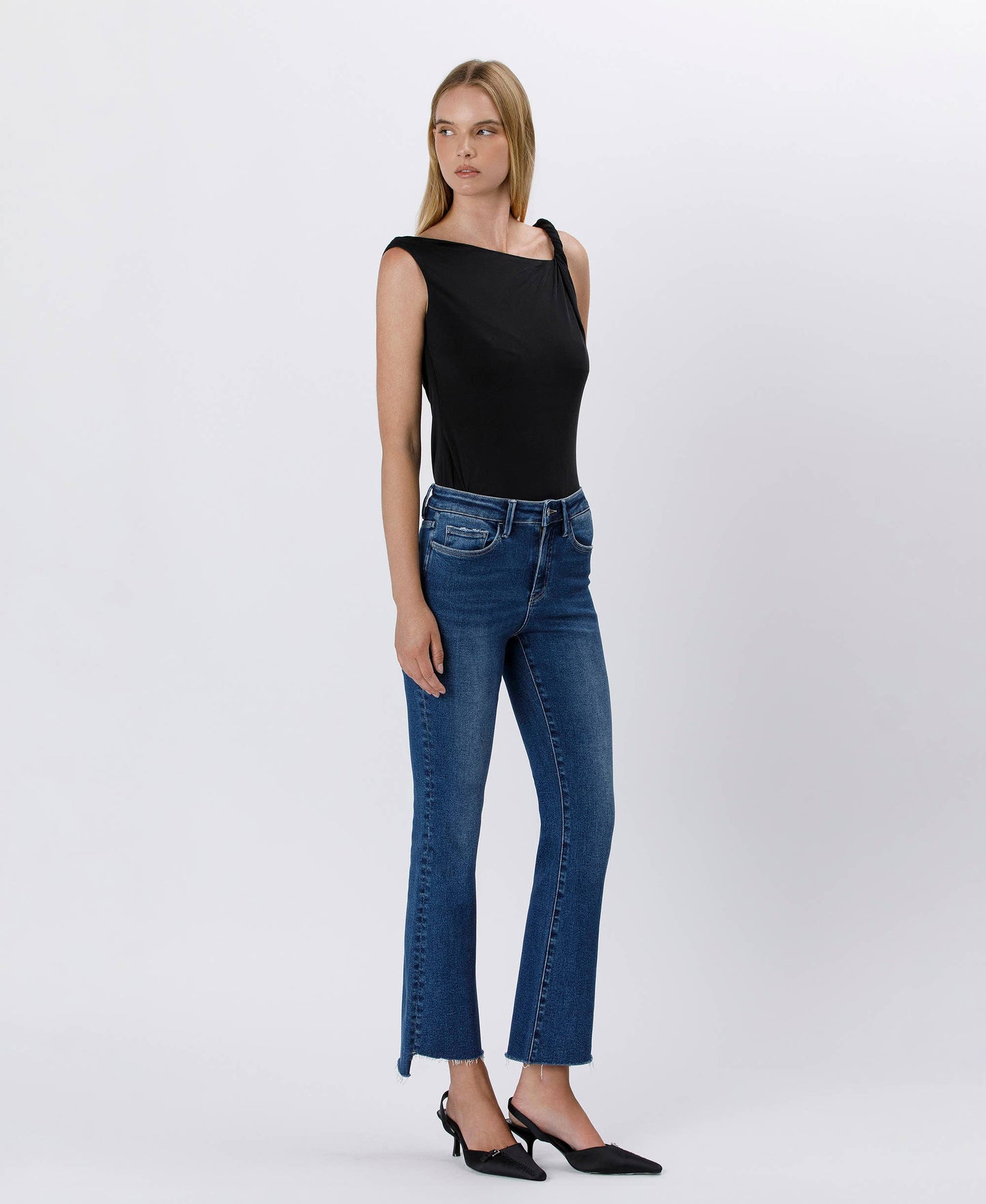 Vervet: Love Craft (Dark) Step Hem Jeans