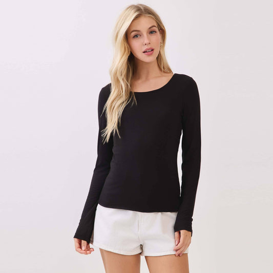 Perfect Layer (Black) Double Layer LS Top