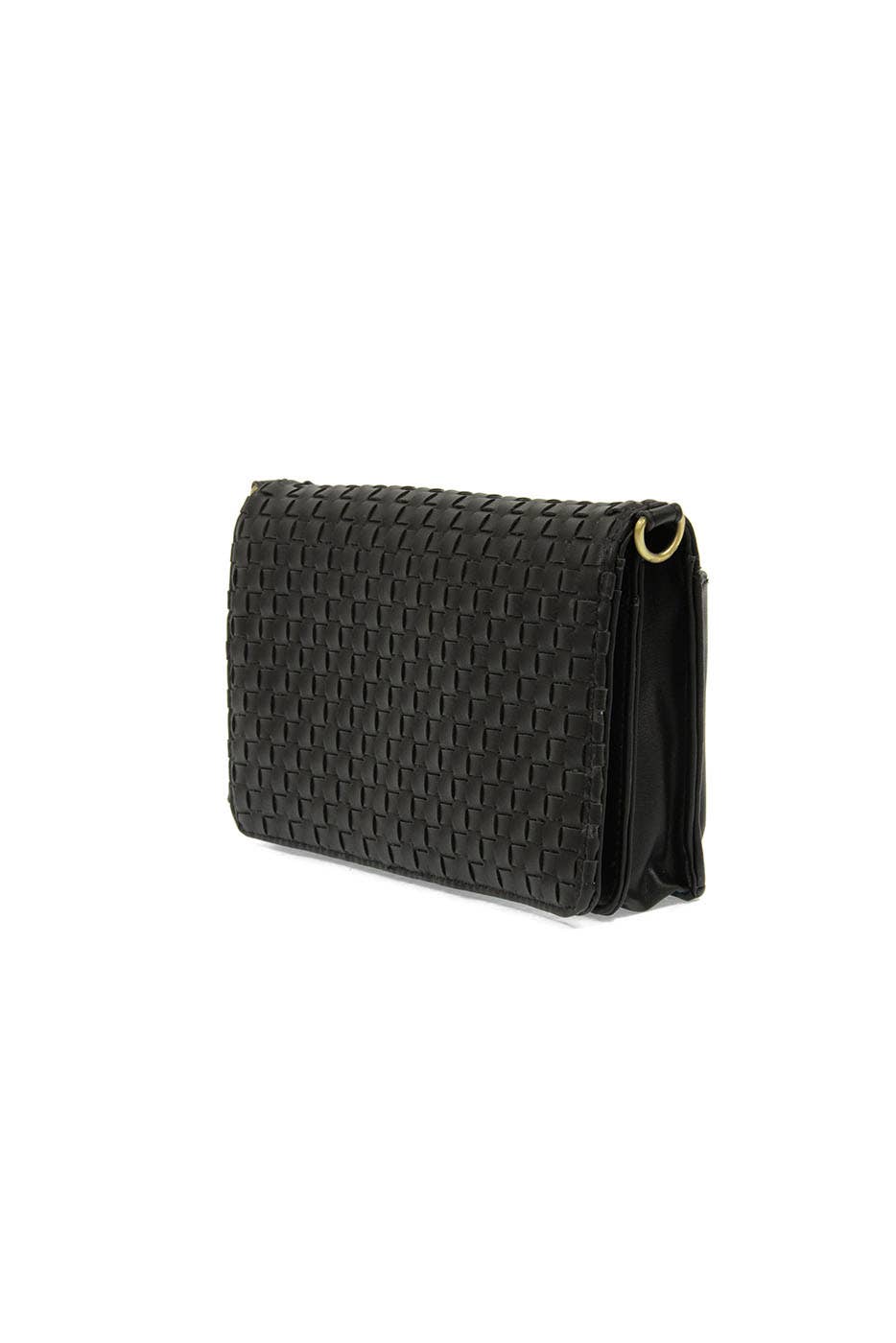 Lila (Black) Mini Woven Crossbody/Wristlet