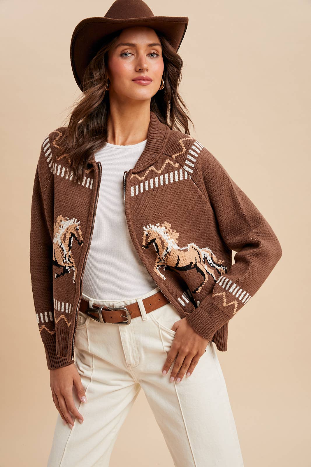 Sunday at the Stables Horse Cardigan