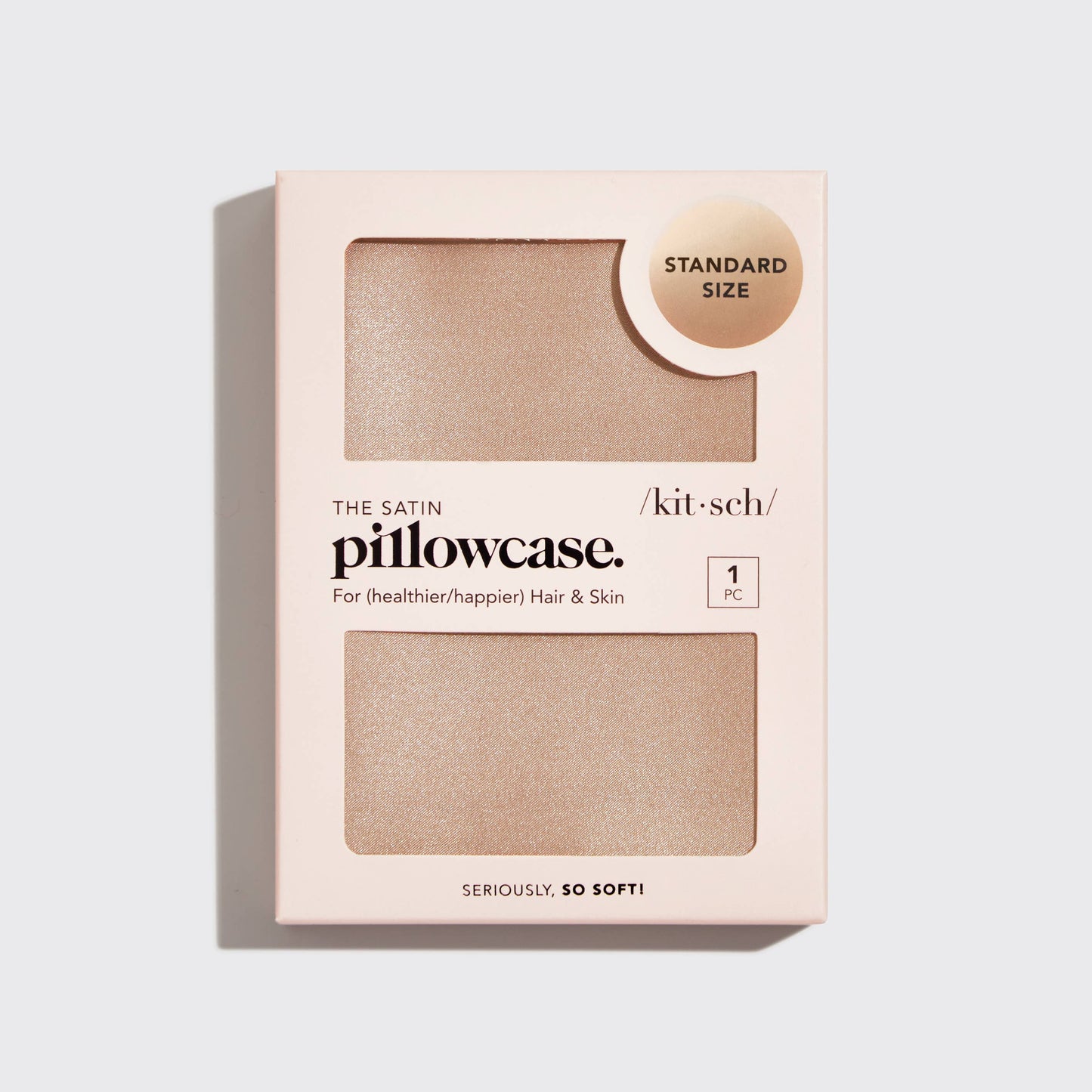 Kitsch Satin Pillowcase Standard - Champagne