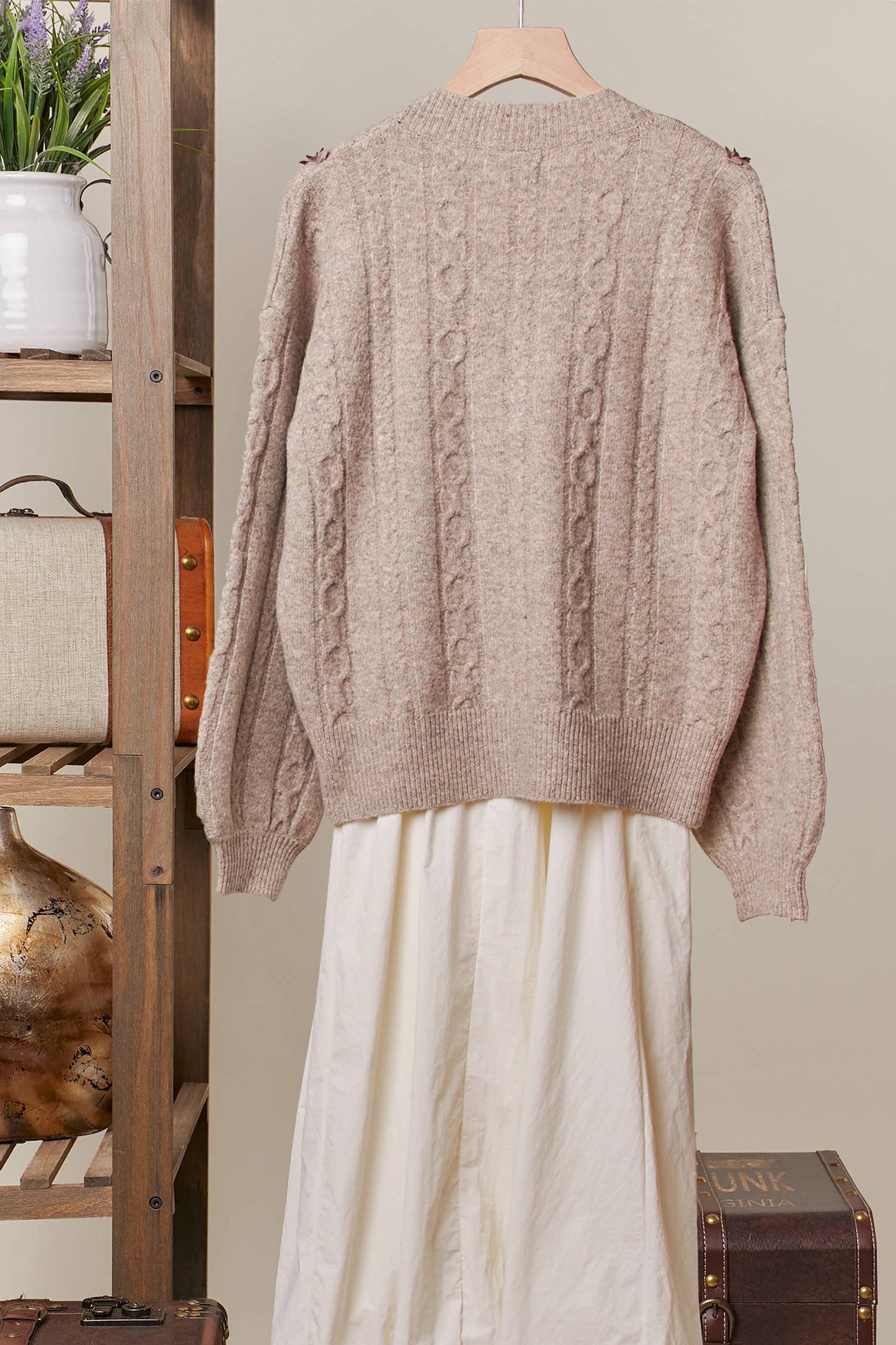 So Charming Ruffle Accent Cardigan