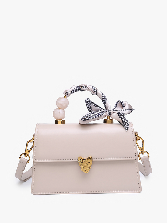 Venice (Lt. Beige) Pearl Crossbody/Clutch
