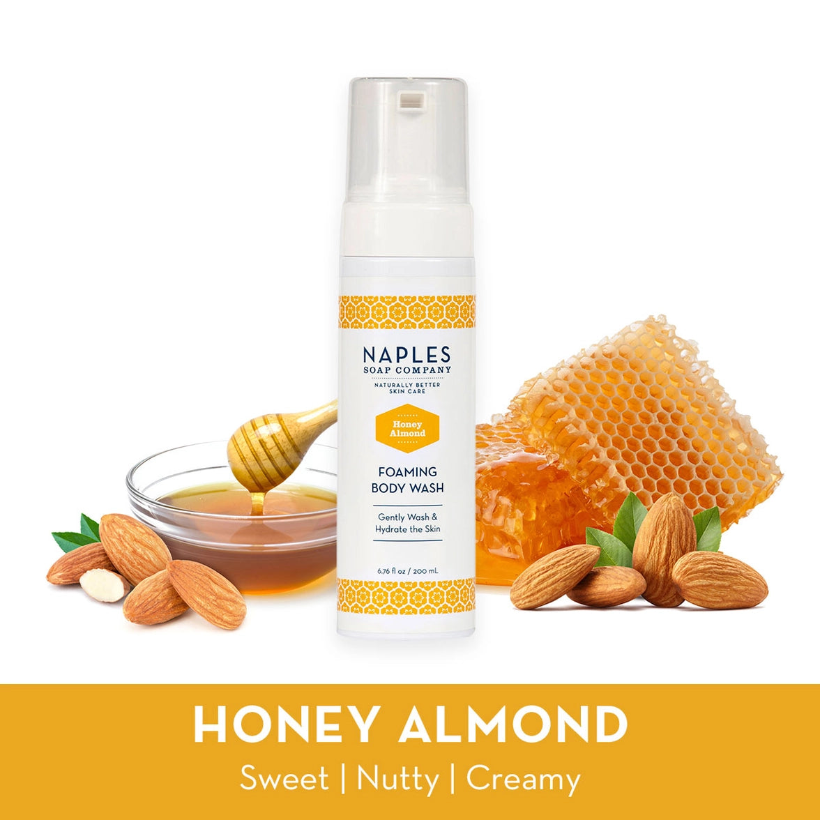 Naples Soap Co.: Honey Almond Foaming Body Wash